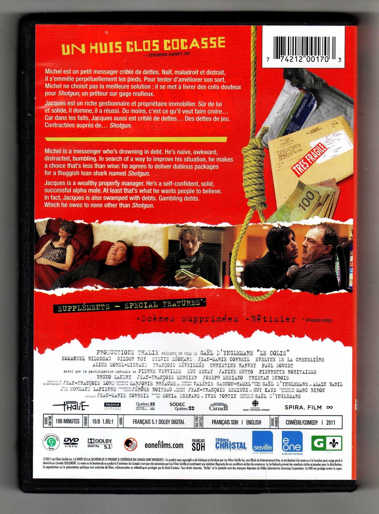 Le Colis: Return To Sender [DVD] - Very Good