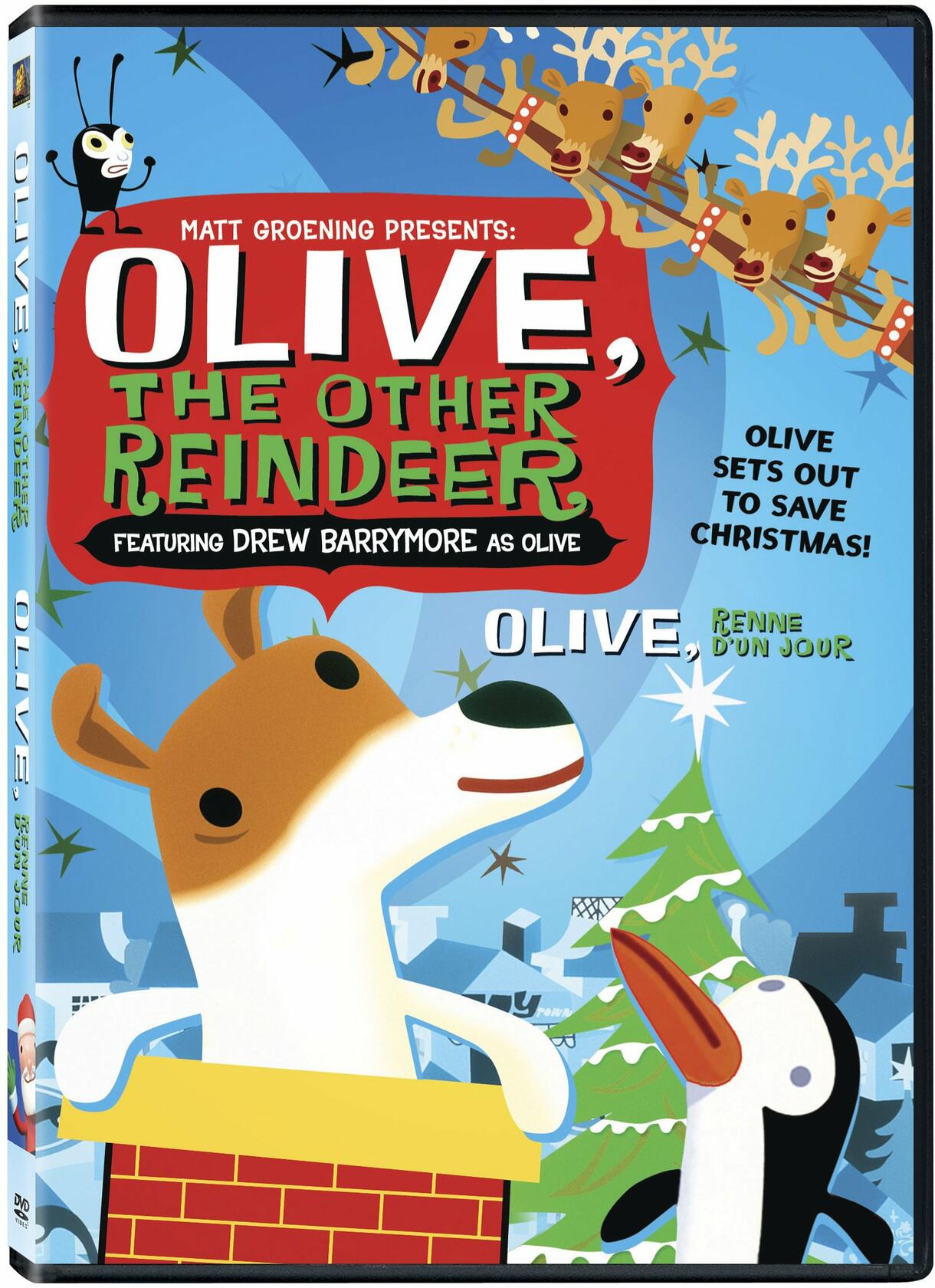 Olive The Other Reindeer (Bilingual) [DVD] - Very Good