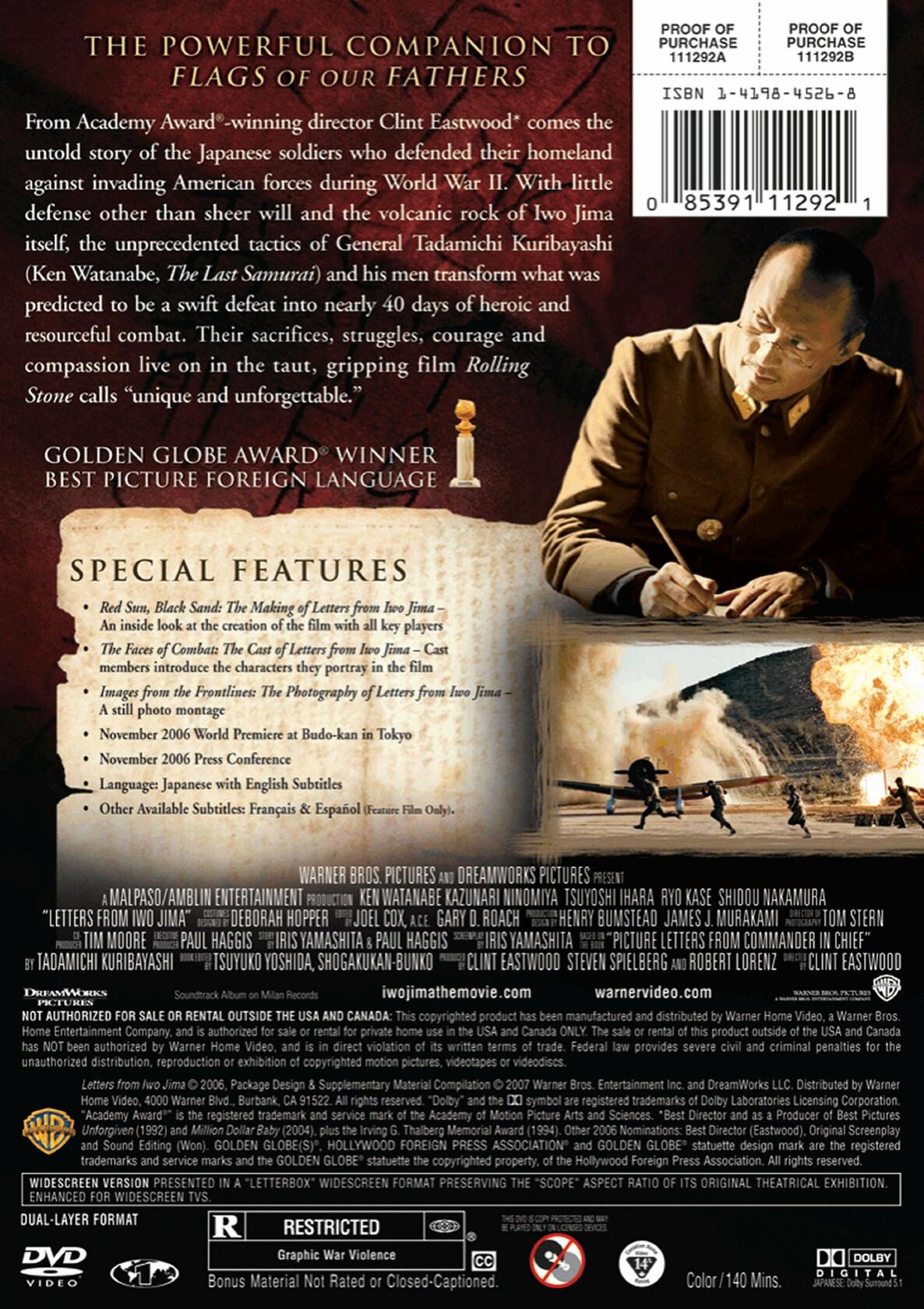 Letters from Iwo Jima (2-Disc Special Edition) (Sous-titres français) - Very Good