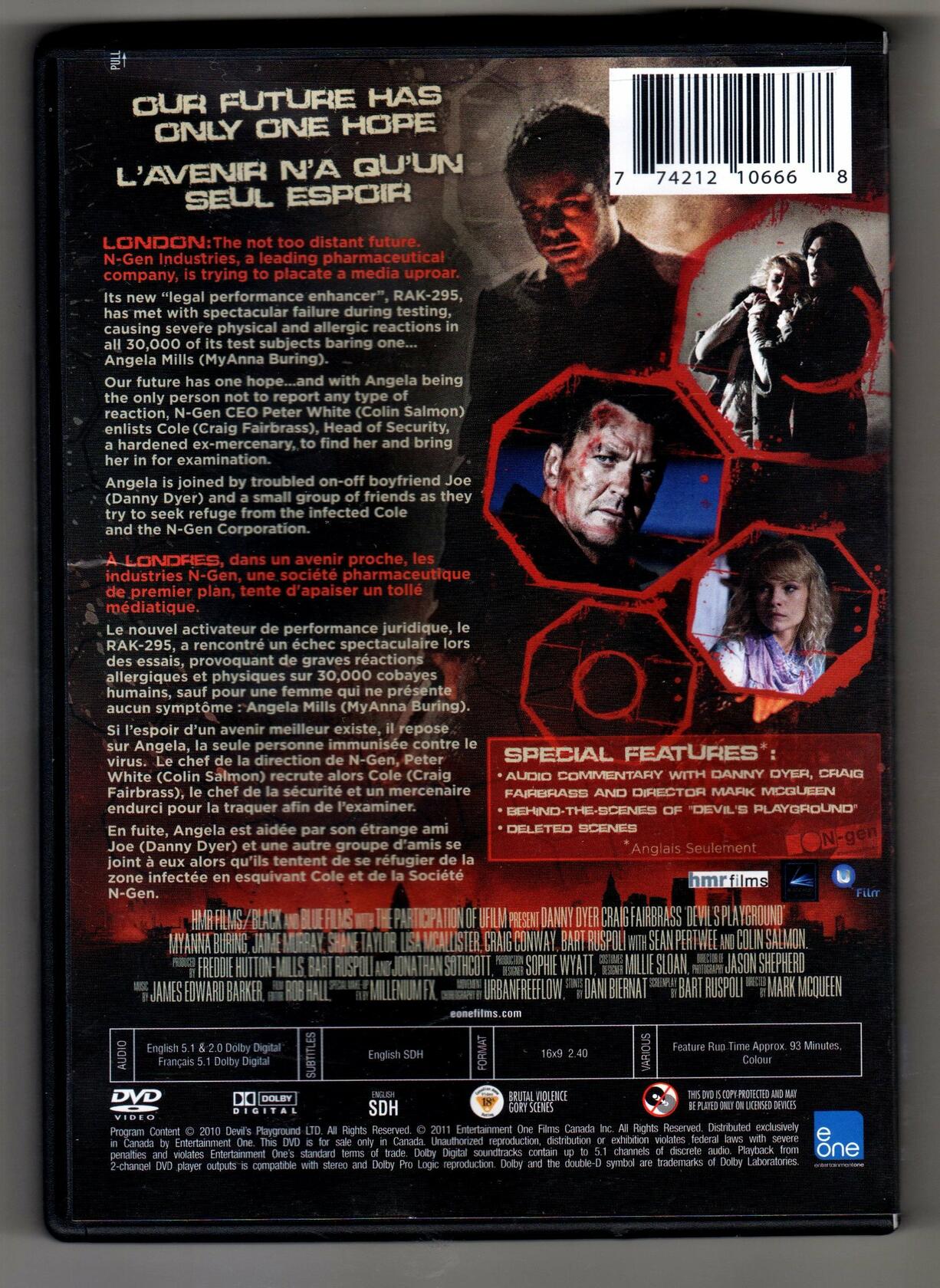 Devil's Playground / Le terrain de jeu du diable (Bilingual) [DVD] - Very Good