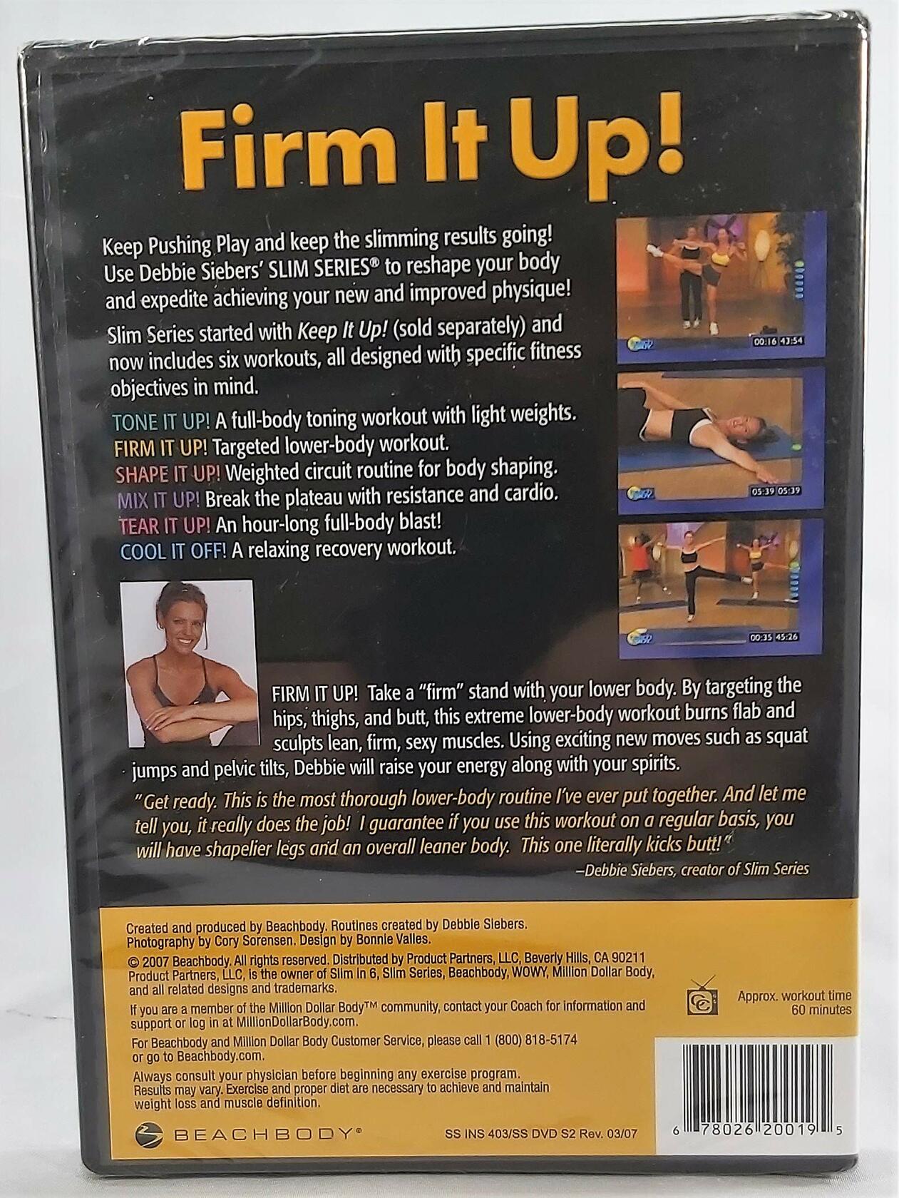 Firm It Up! Debbie Siebers' Slim Series: Lower-Body Workout, Beachbody [DVD] - Very Good