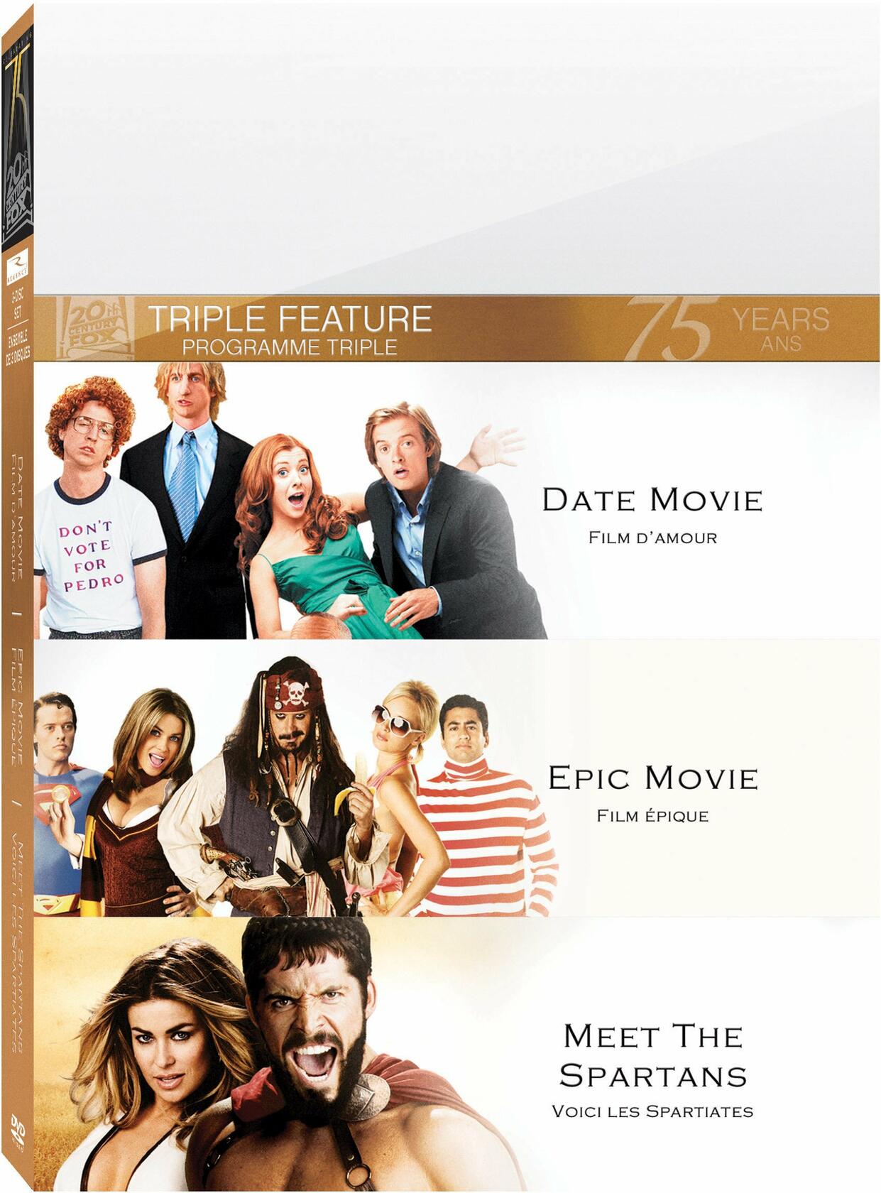 Meet The Spartans/Epic Movie/Date Movie [DVD] - Very Good