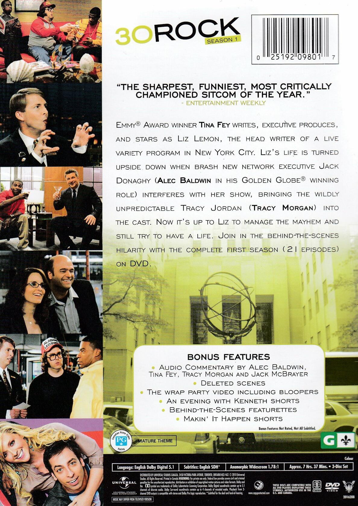 30 Rock: Season One [DVD] - Very Good