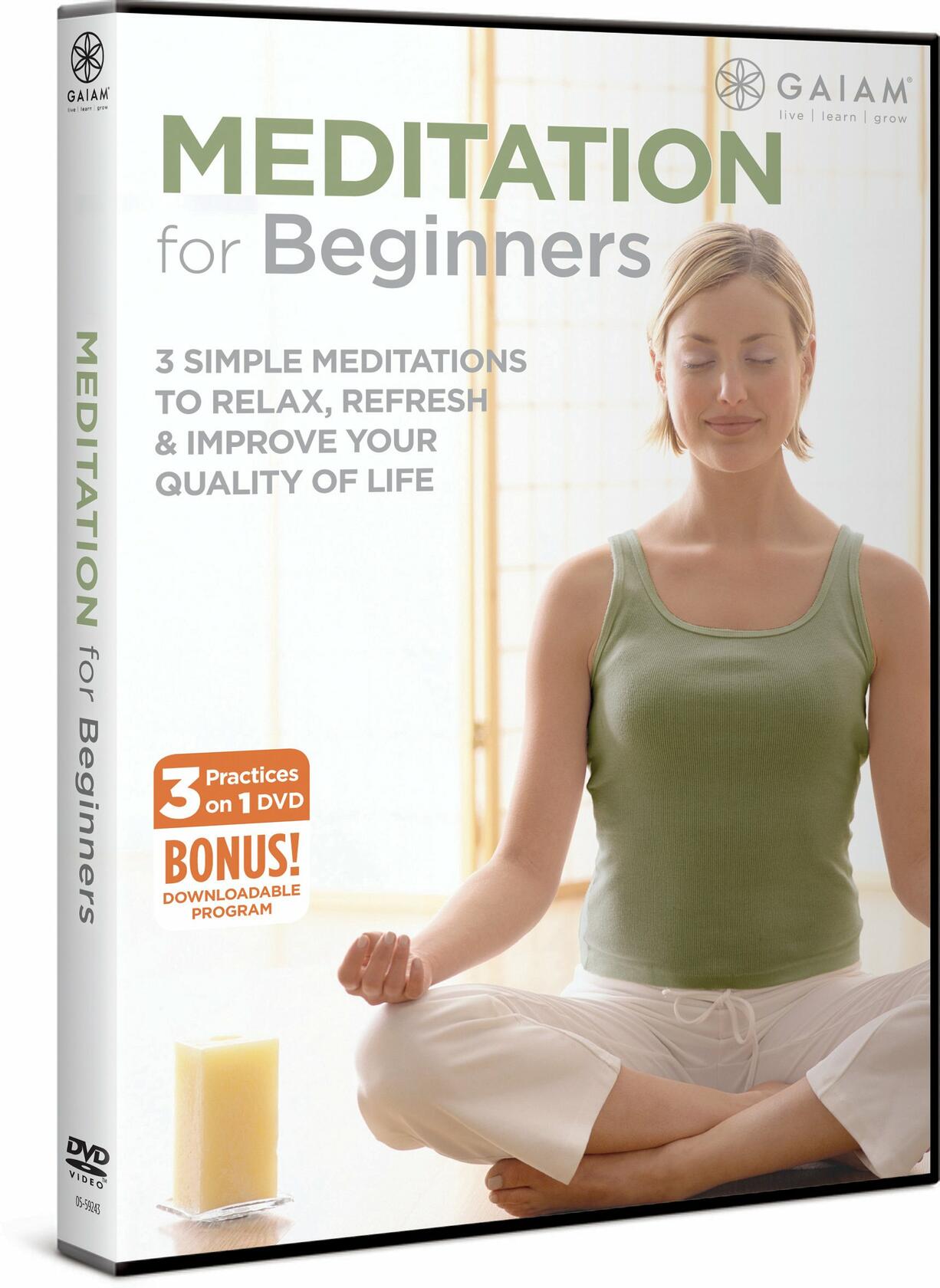 Gaiam Meditation For Beginners [DVD] - Very Good