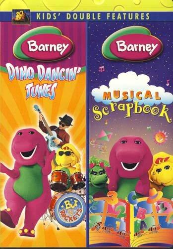 Barney Dino Dancin' Tunes/Musical Scrapbook (Double Features) [DVD] - Very Good