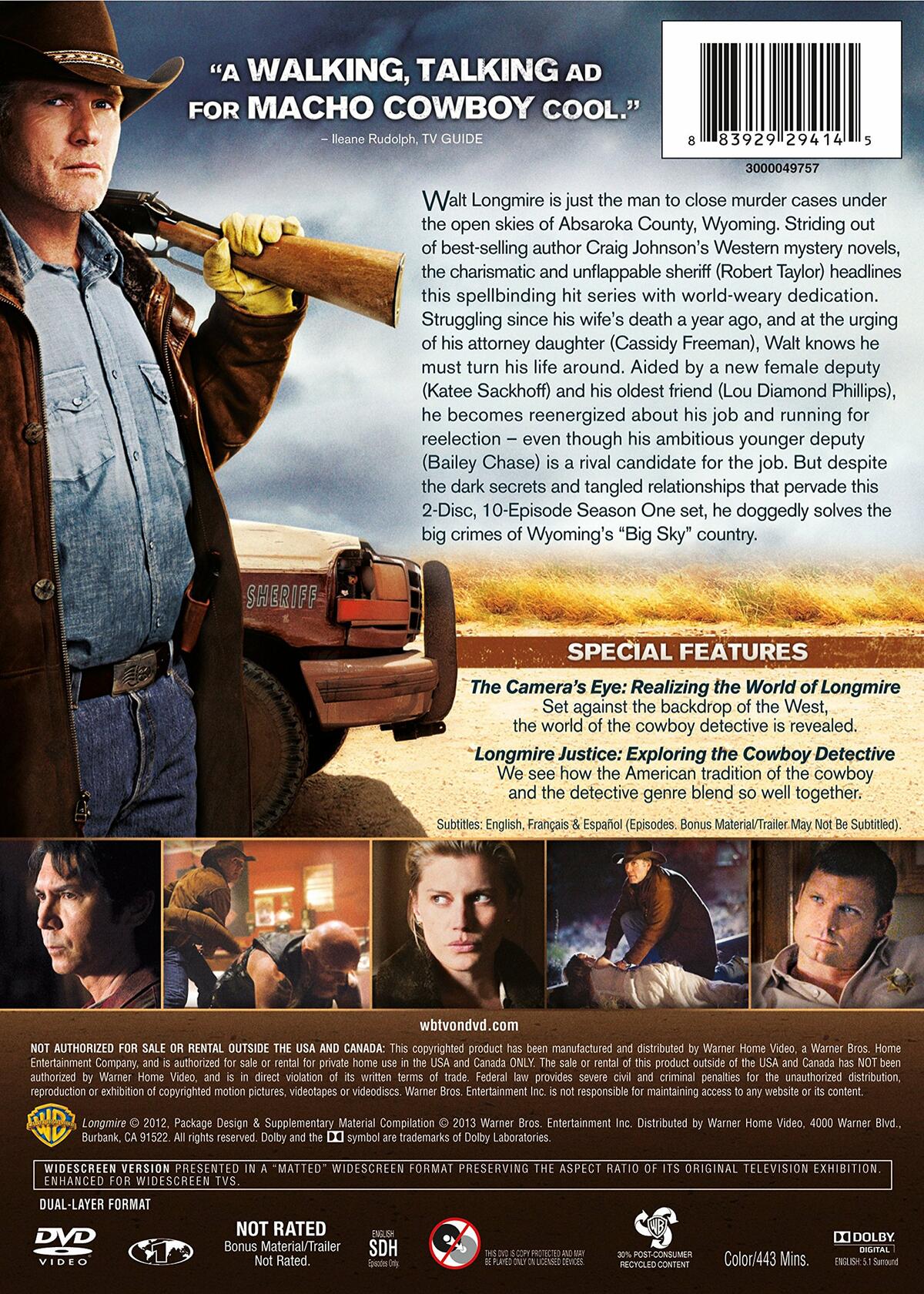 Longmire: The Complete First Season (Sous-titres français) [Import] - Very Good