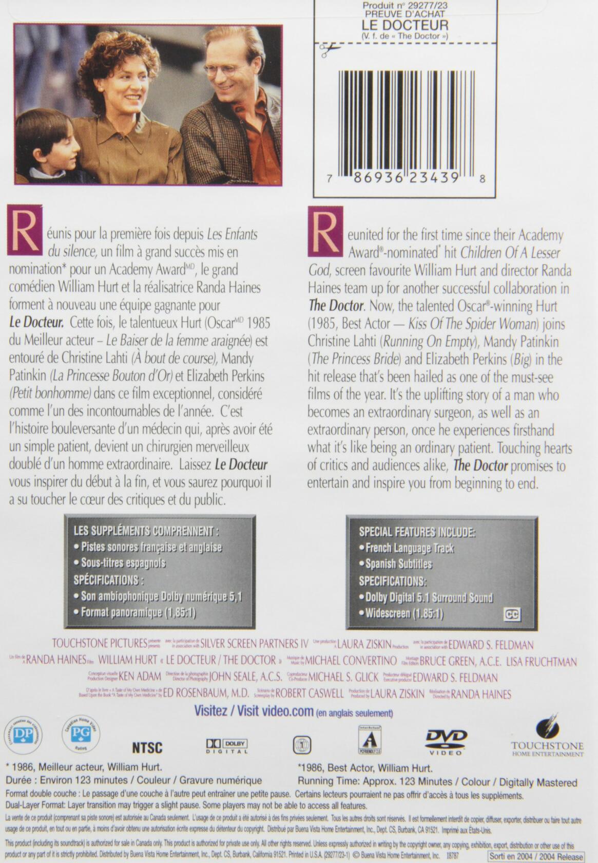 Doctor (Quebec Version - French/English) (Version française) - Very Good
