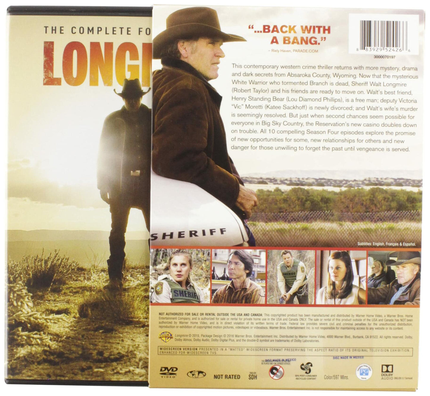 Longmire: The Complete Fourth Season (DVD) [DVD] - Very Good