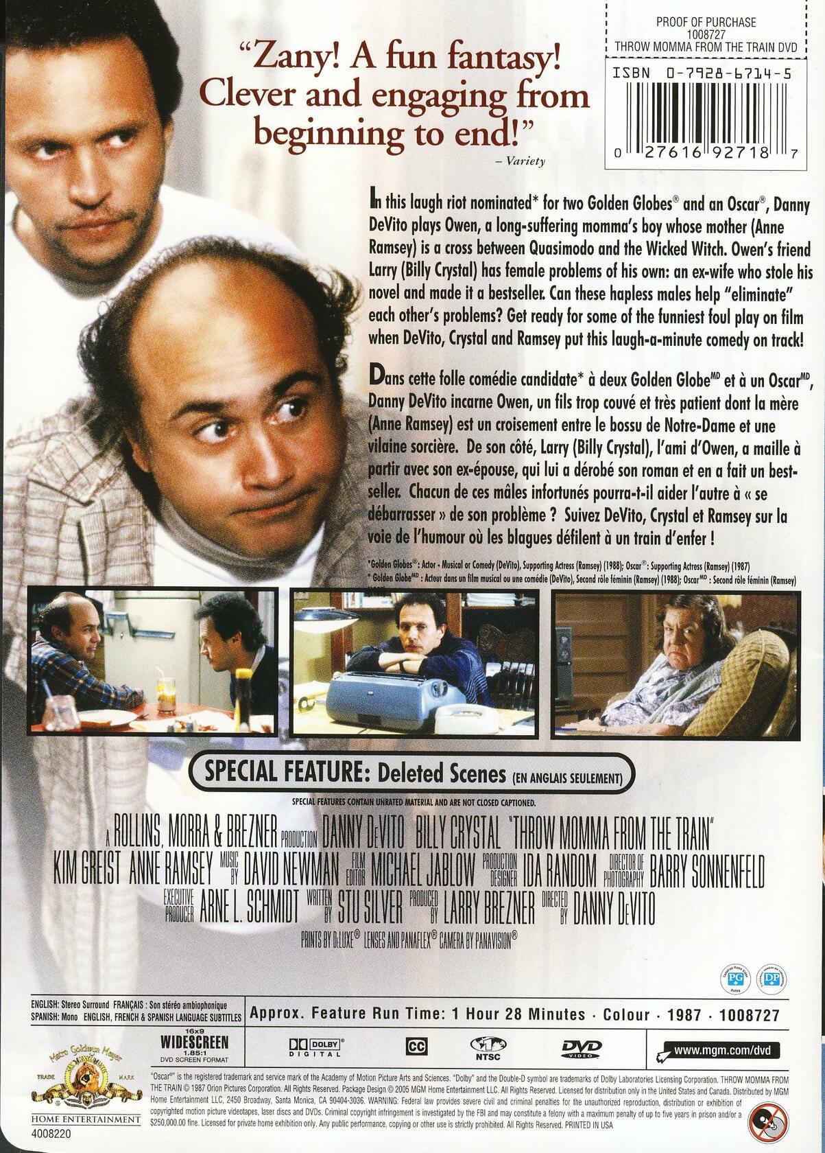 Throw Momma of the Train [DVD] - Very Good