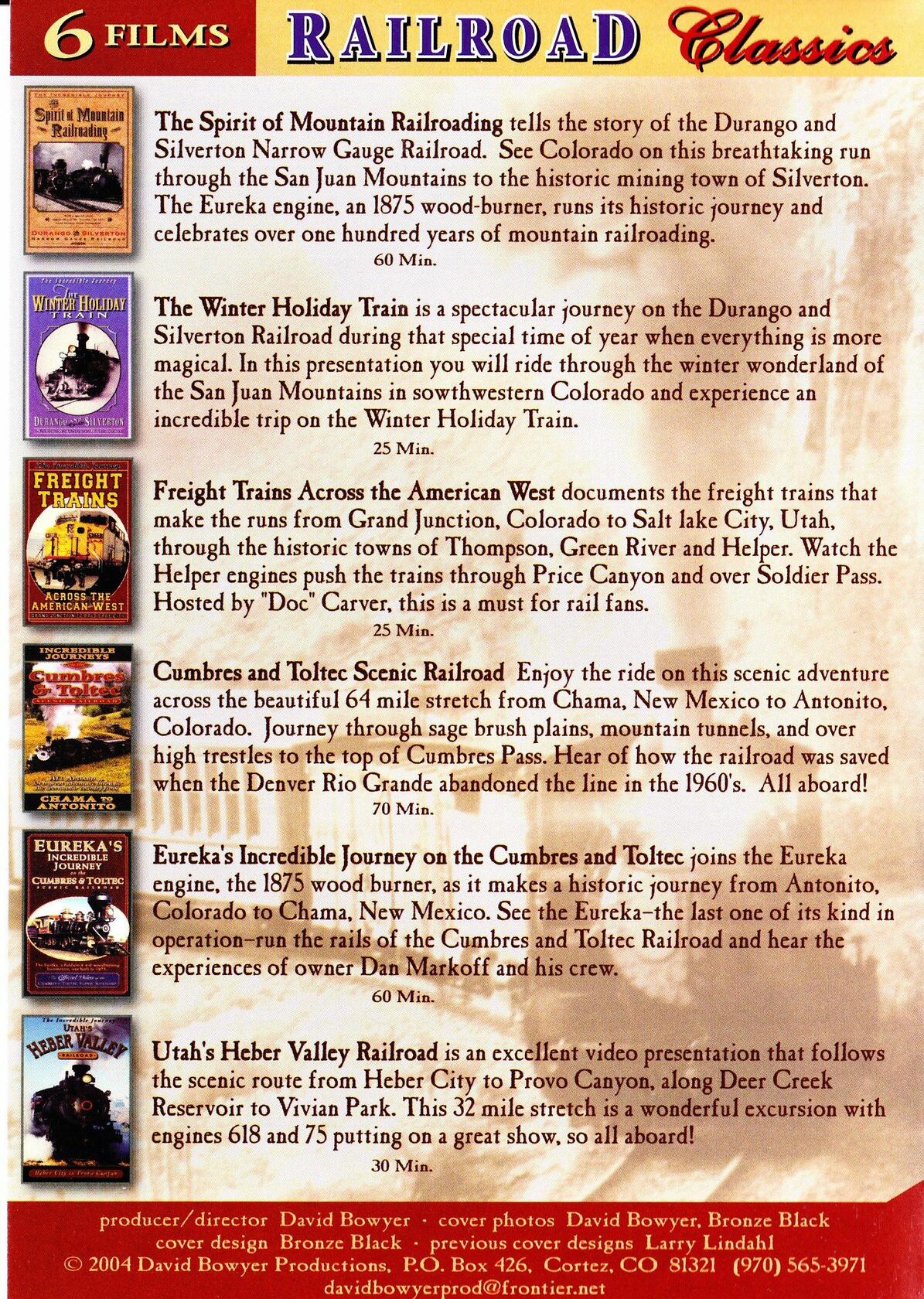 Railroad Classics [DVD] - Very Good