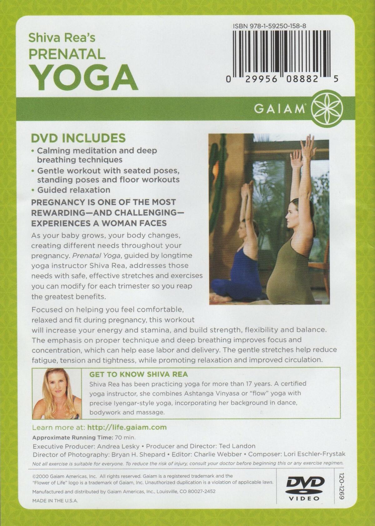 Prenatal Yoga with Shiva Rea [DVD] - Very Good
