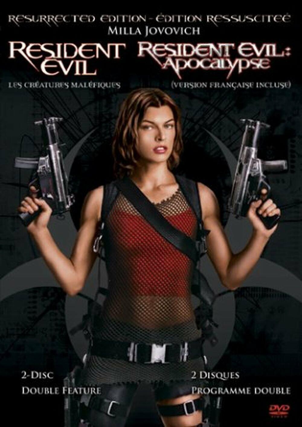 Resident Evil/Resident Evil: Apocalypse (Double Feature, 2 discs) Bilingual [DVD] - Very Good