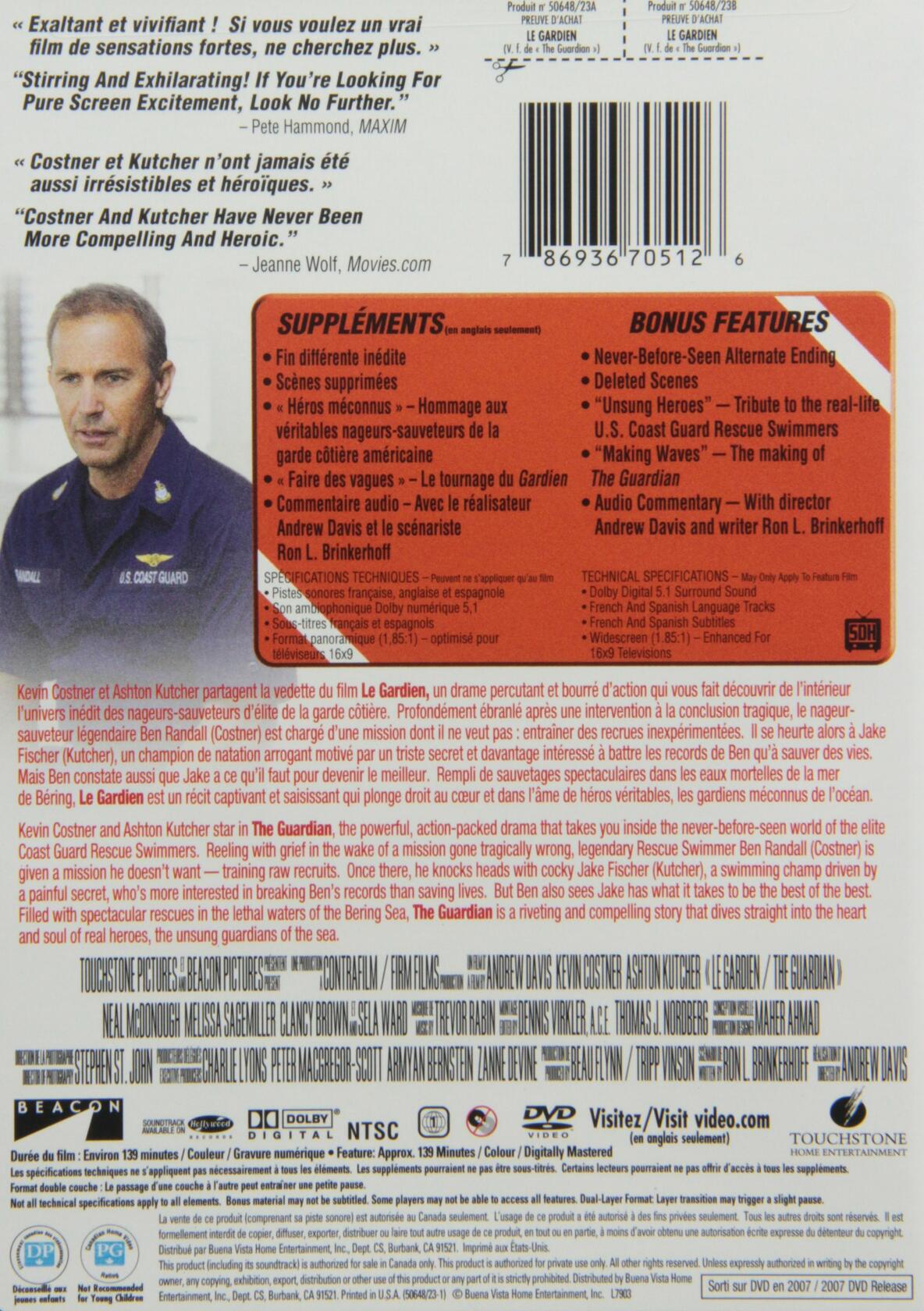 The Guardian (2006) (Widescreen) (Version française) - Very Good