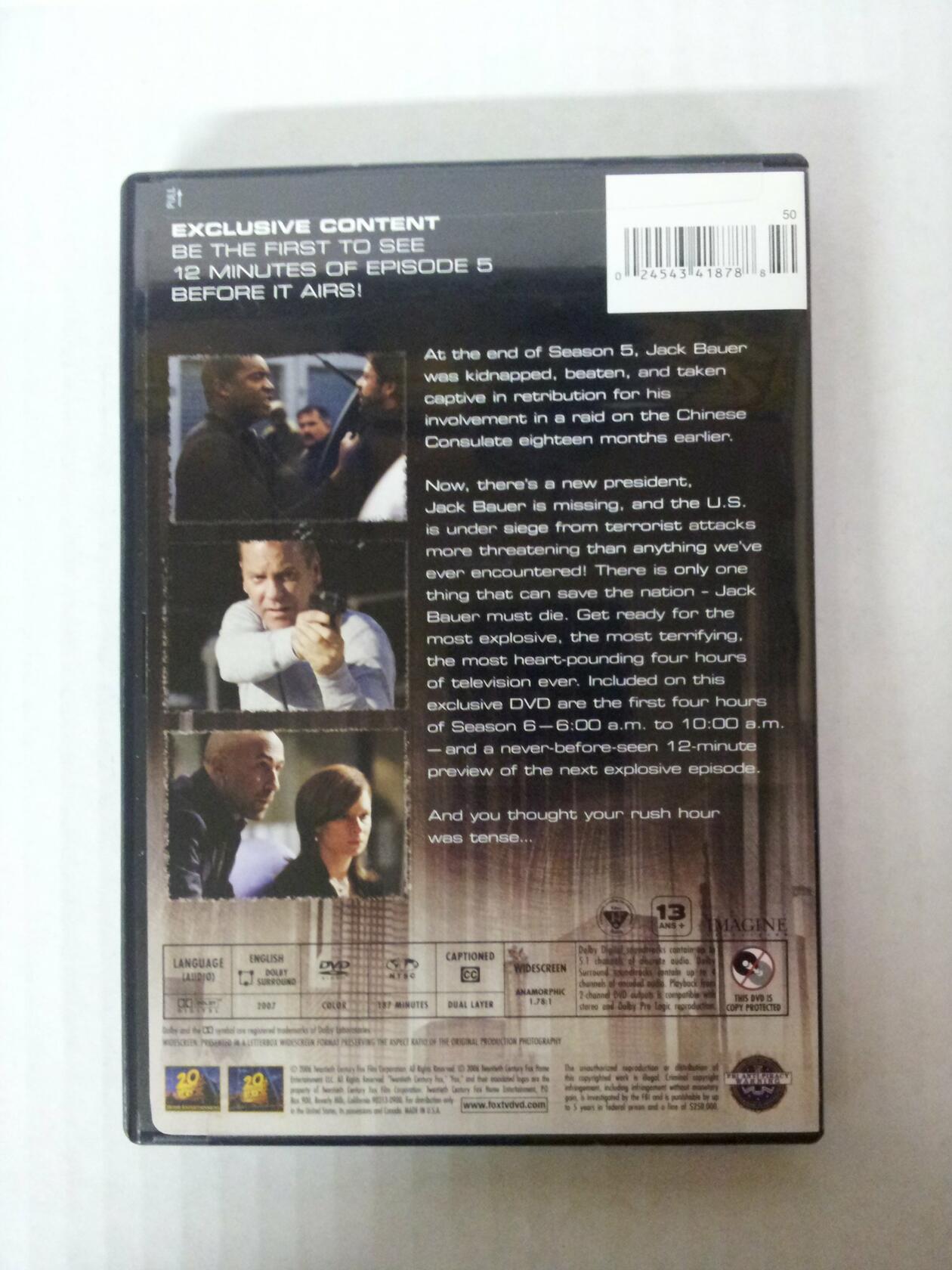24 Season 6 Premiere [DVD] - Very Good