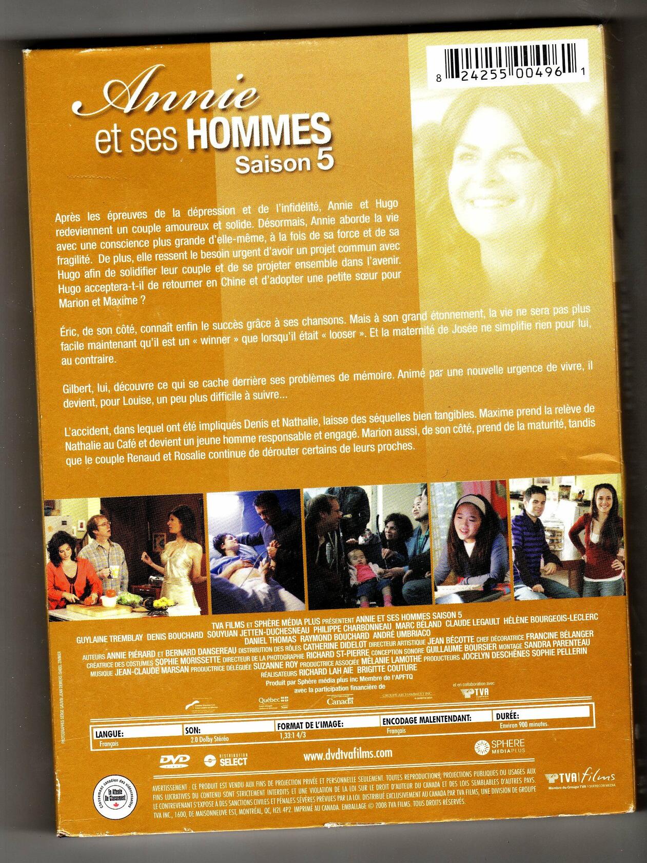 Annie Et Ses Hommes Saison 5 (5 DVD) (Version française) - Very Good