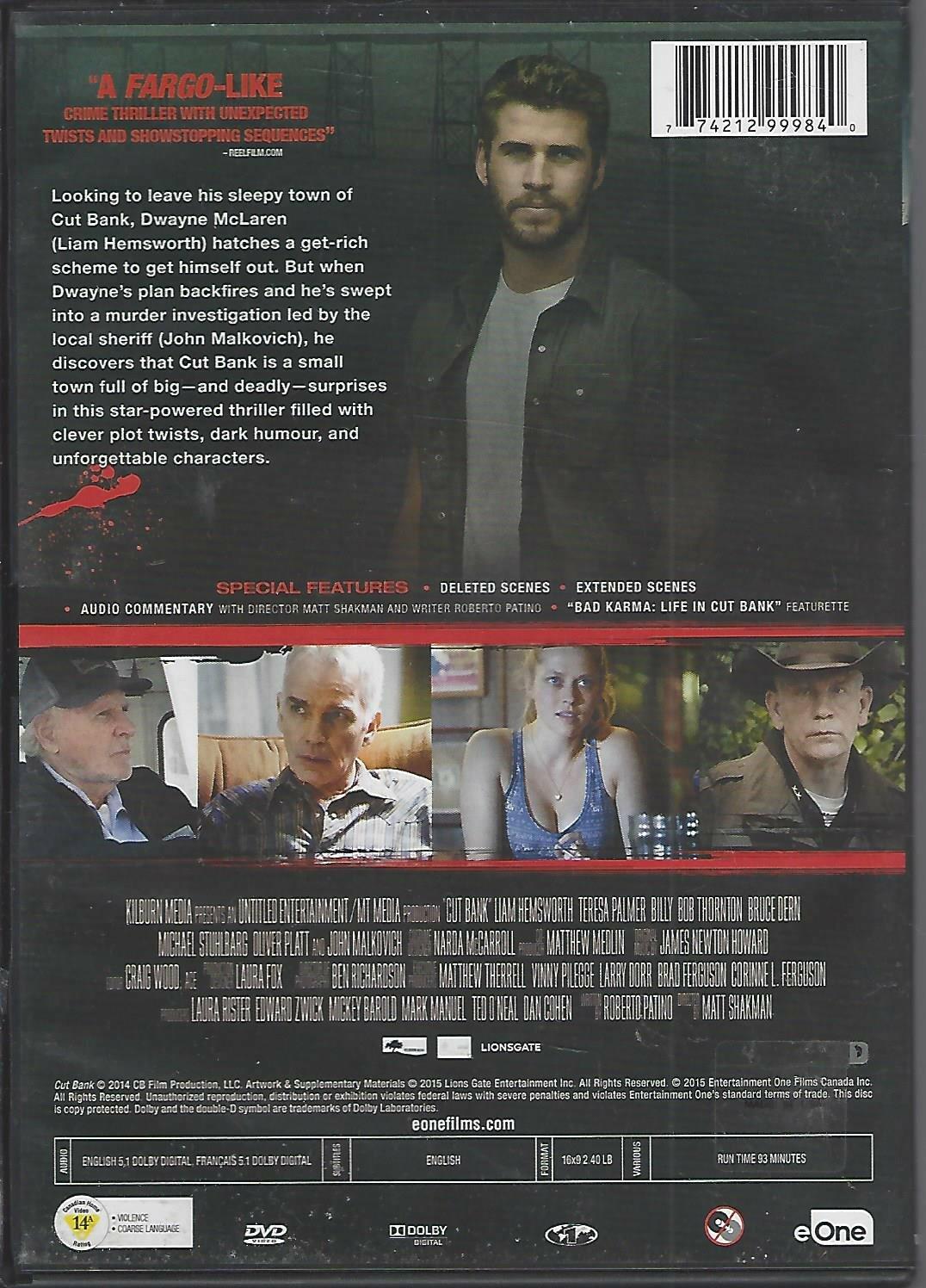 Cut Bank [DVD] - Very Good