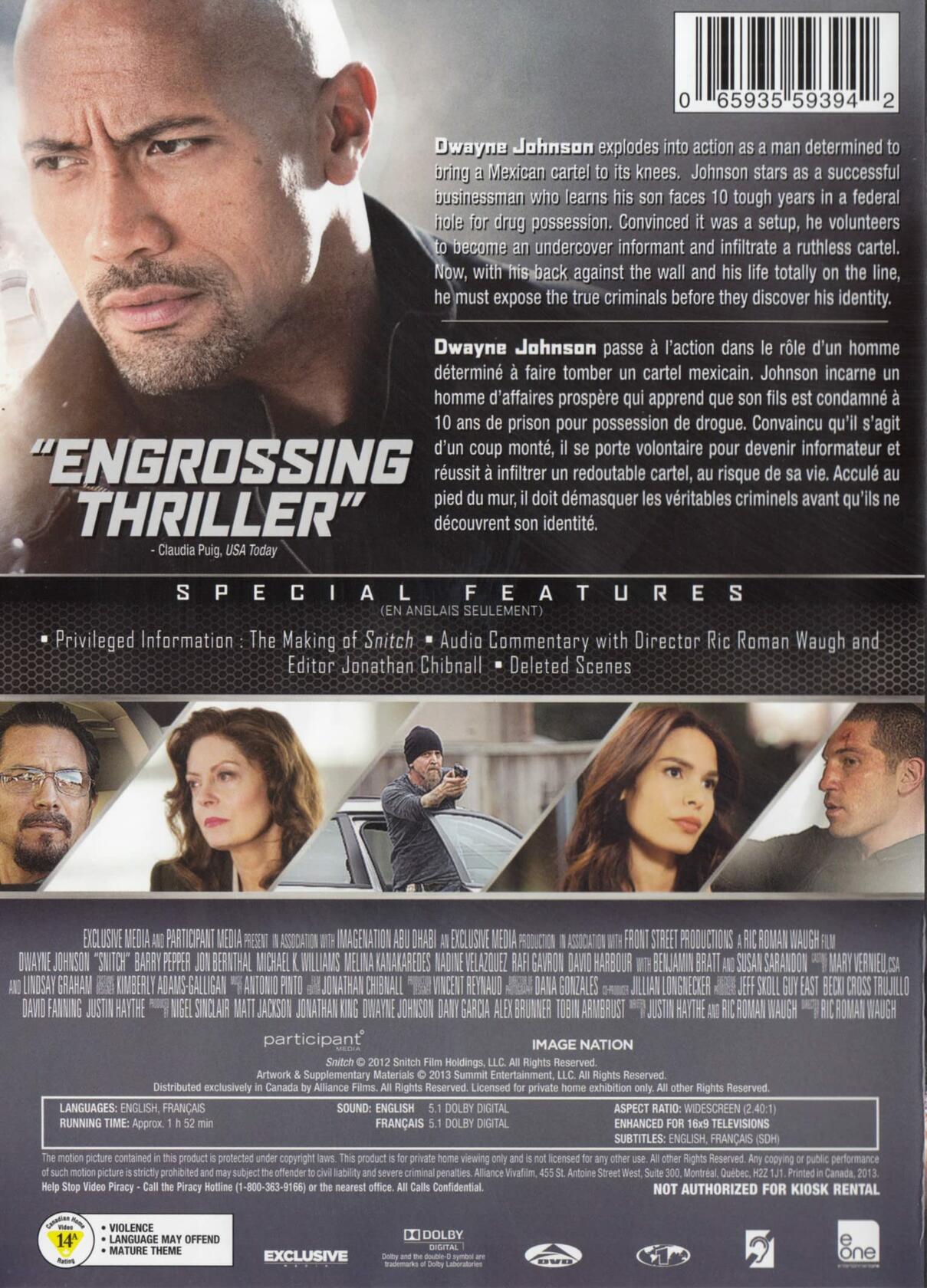Snitch (Bilingual) [DVD] - Very Good