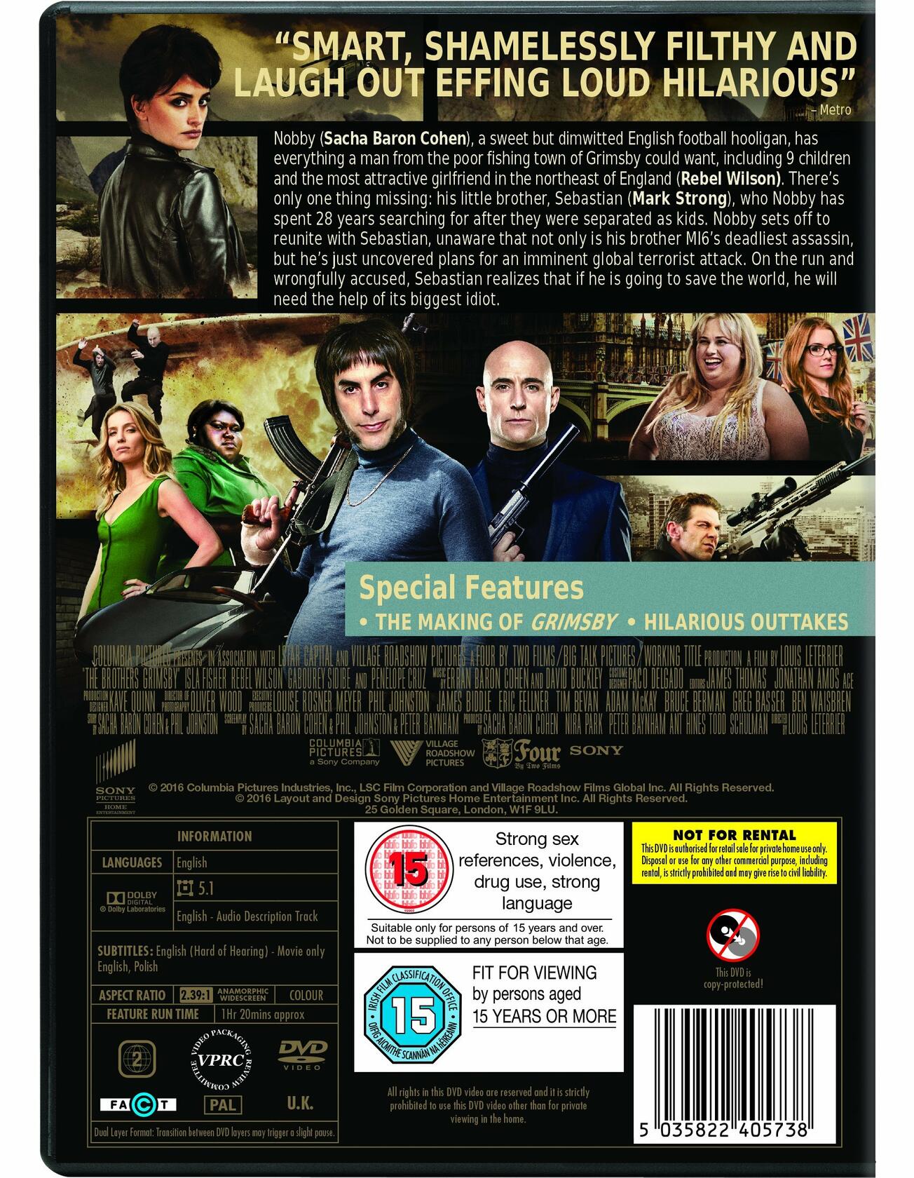 Grimsby [DVD] - Very Good