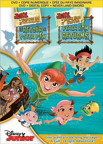 Jake et les pirates du pays imaginaire : Le retour de Peter Pan (Bilingual) [DVD + Digital Copy] [DVD] - Very Good