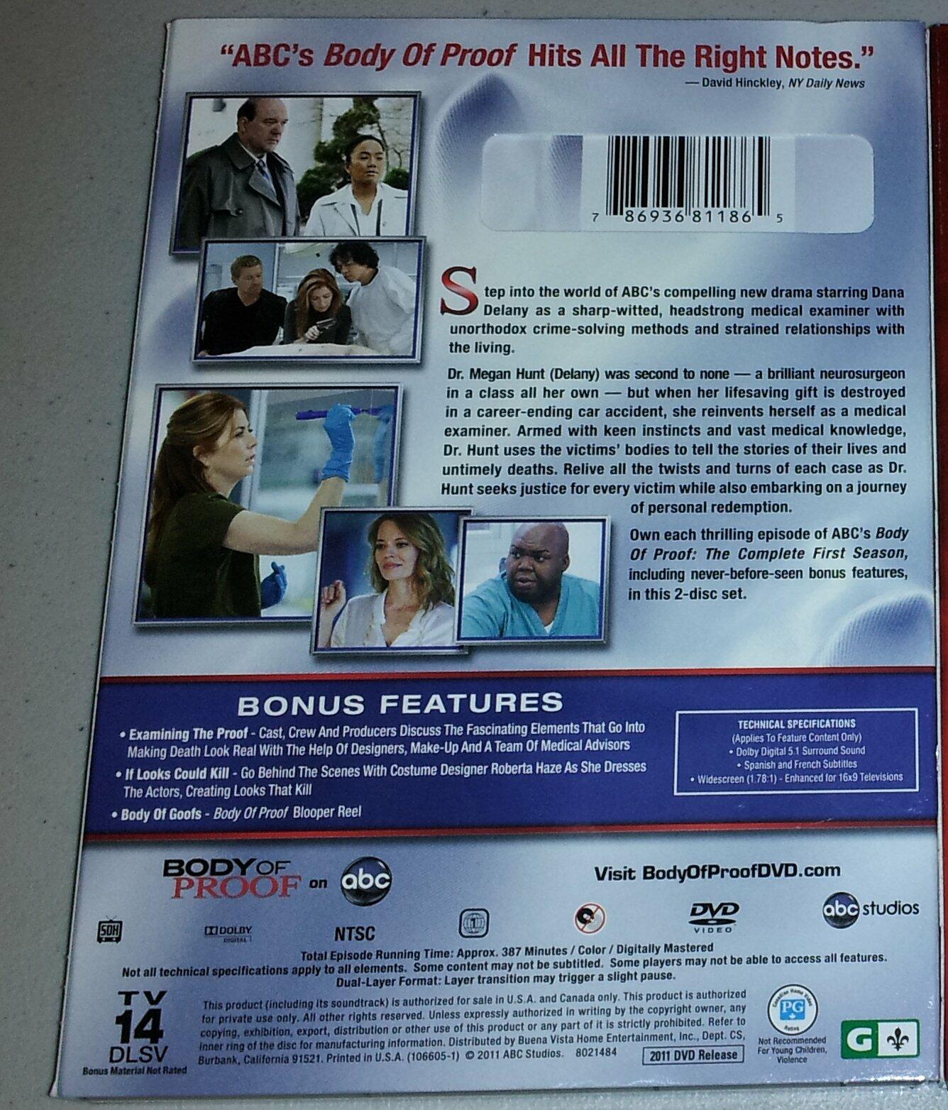 Body Of Proof: The Complete First Season - 2-Disc DVD [DVD] - Very Good