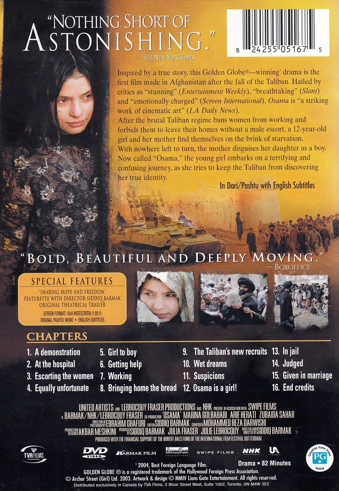 Osama [DVD] - Very Good