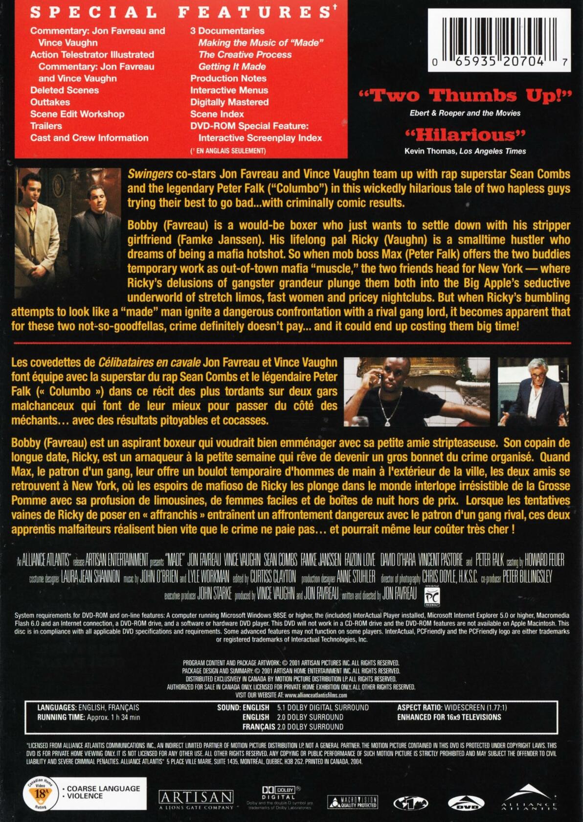 MADE [DVD] - Very Good