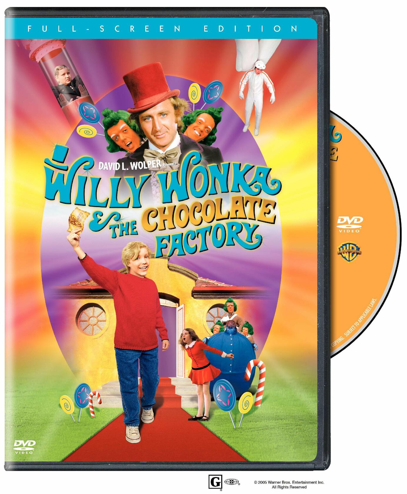 Willy Wonka & the Chocolate Factory (Full Screen Edition) (Bilingual) [Import] [DVD] - Very Good