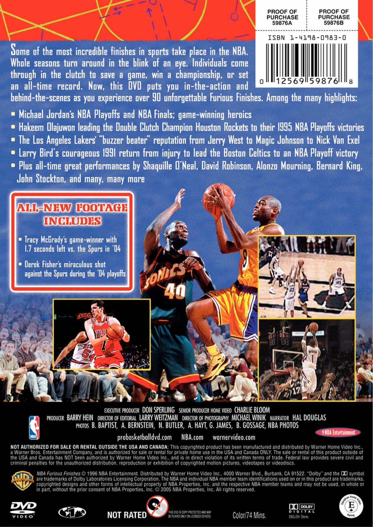 Nba Furious Finishes [Import] [DVD] - Very Good