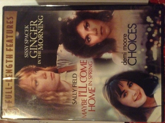 3 Full Length Features: Ginger In The Morning, Maybe I'll Come Home In The Spring, Choices [Unknown Binding]