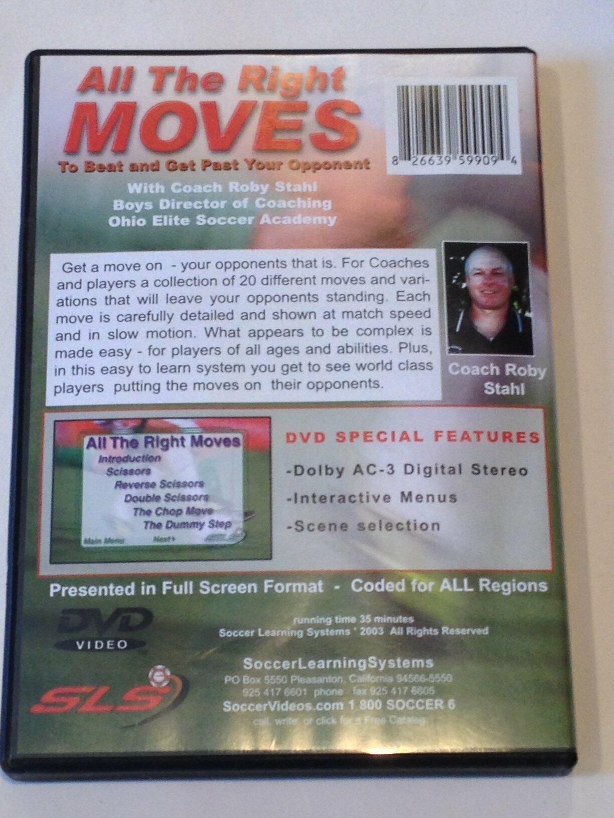 All The Right Moves: 20 Soccer Moves To Beat & Get Past Your Opponent [DVD] - Very Good