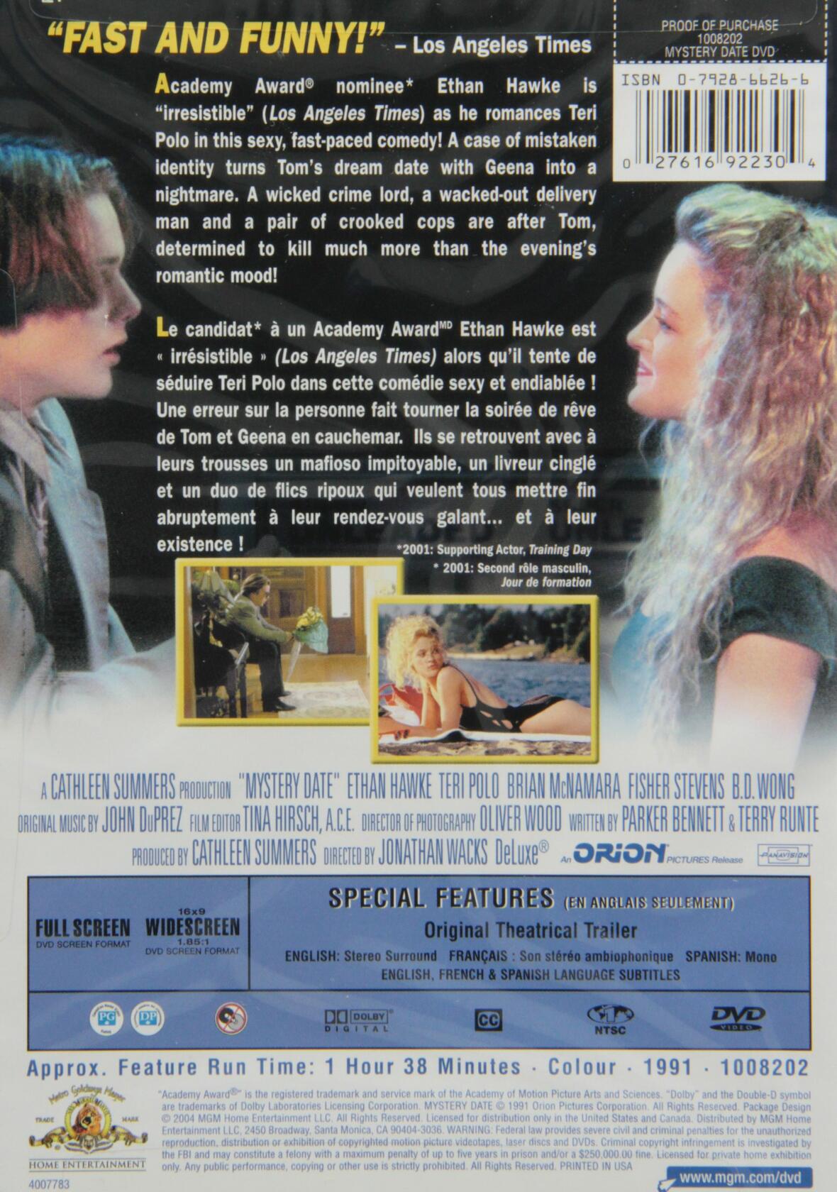 Mystery Date [DVD] - Very Good