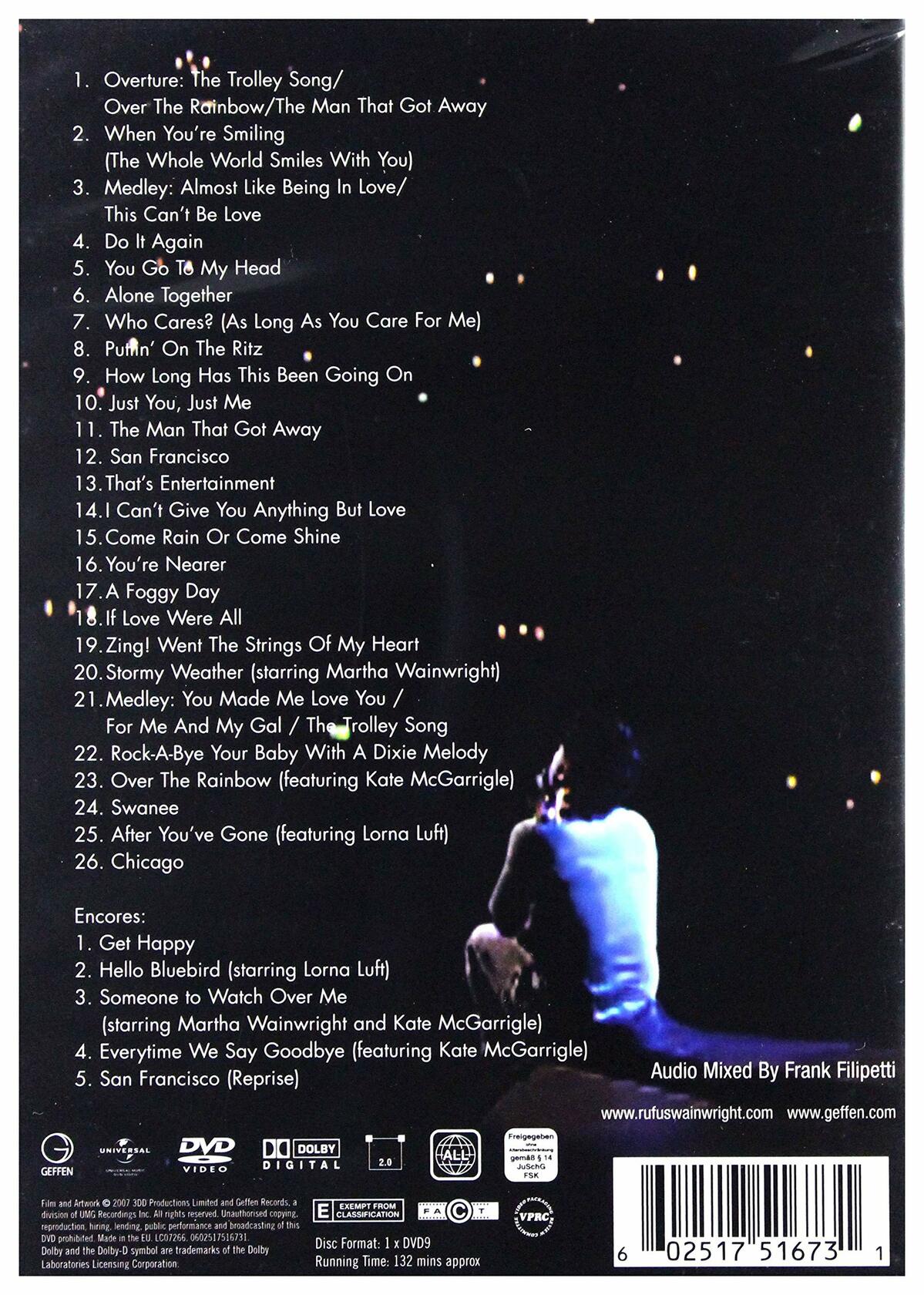 RUFUS WAINWRIGHT - RUFUS! RUFUS! RUFUS! DOES JUDY! JUDY! JU [DVD] - Very Good