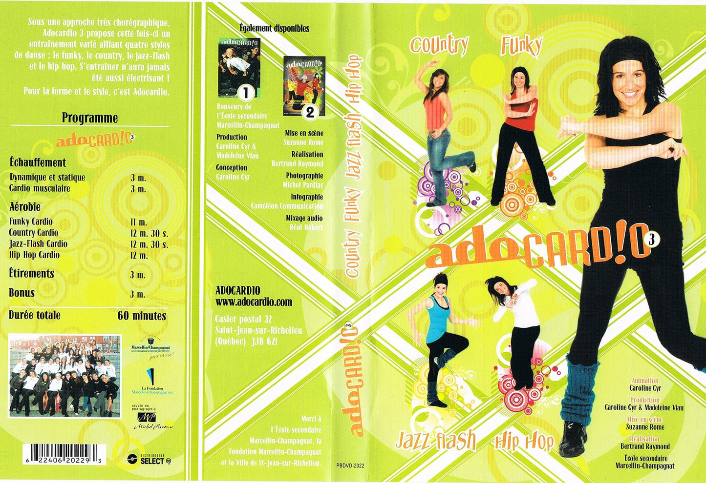 Adocardio! 3 Country Funky Jazz (Version française) - Very Good