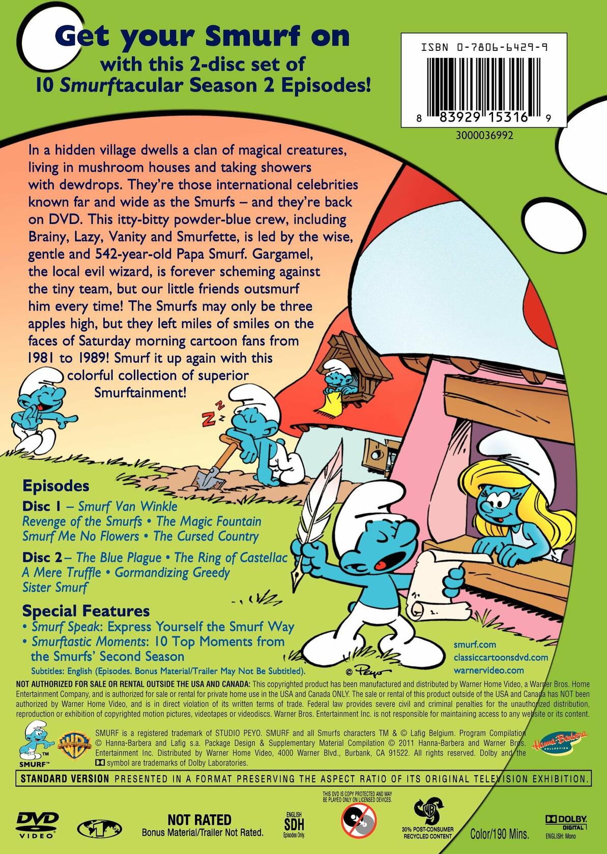Smurfs: A Magical Smurf Adventure [DVD]