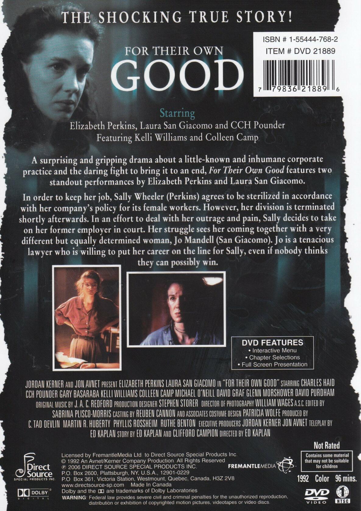 For Their Own Good [Import] [DVD] - Very Good