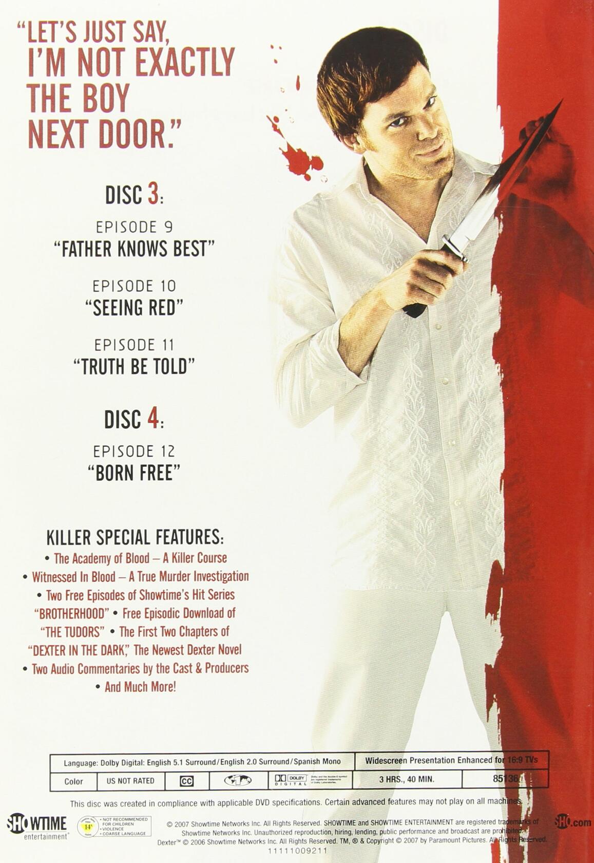 Dexter: The First Season [DVD] - Very Good