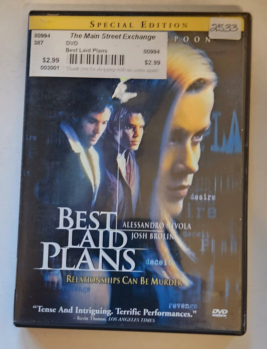 Best Laid Plans (Widescreen) [DVD] - Very Good