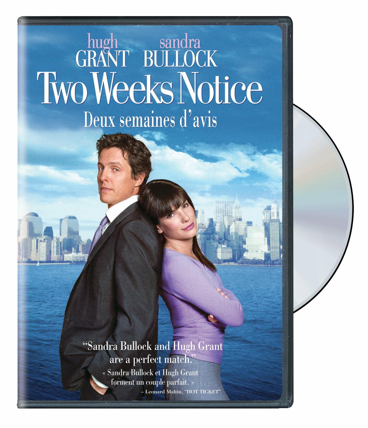 Two Weeks Notice / Deux semaines d'avis (Bilingual) [DVD] - Very Good