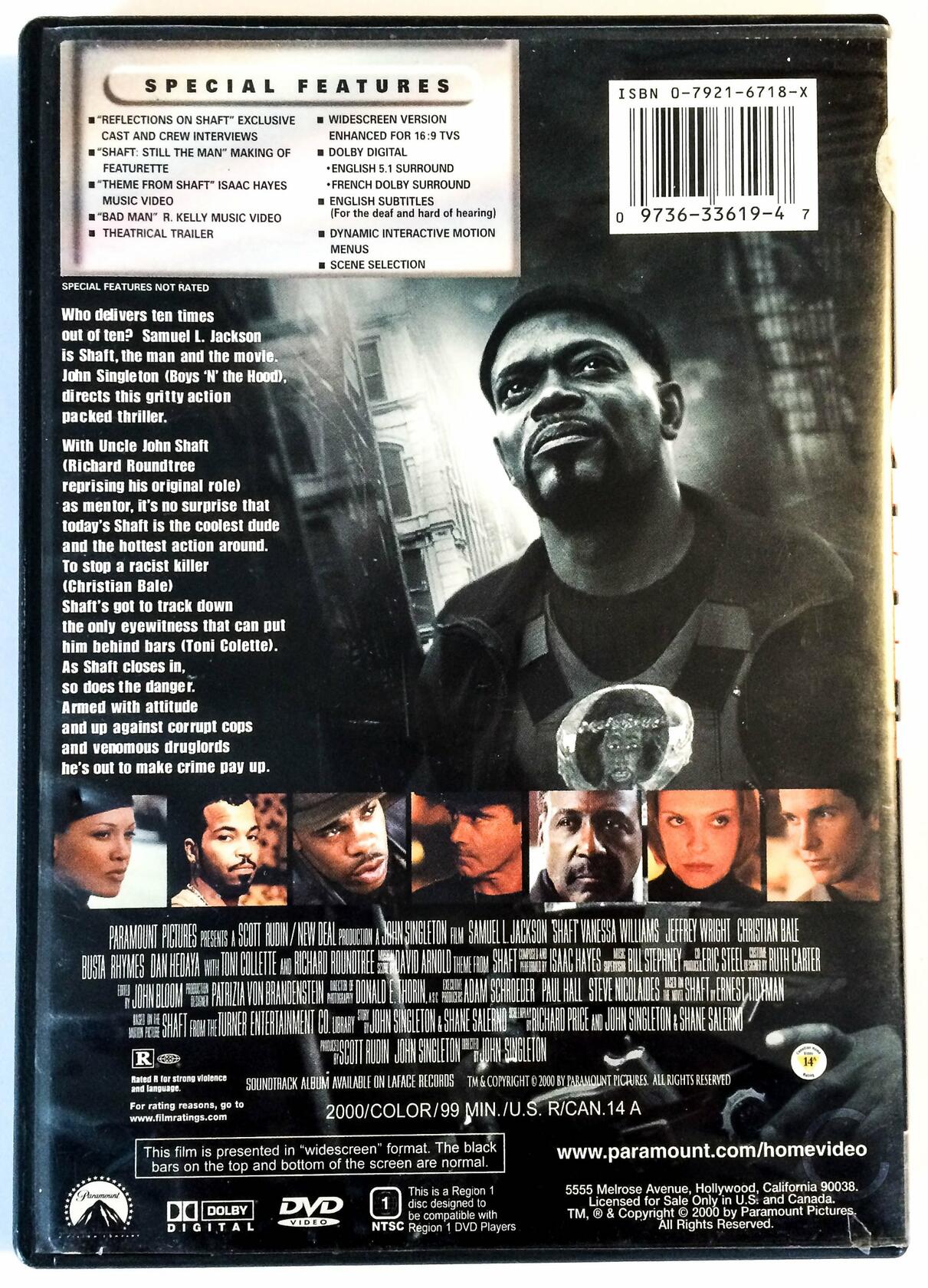 Shaft [DVD] - Very Good