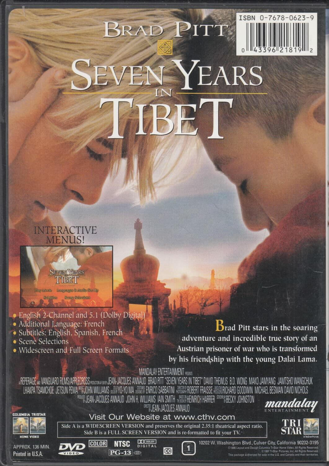 Seven Years in Tibet (Bilingual) [DVD] - Very Good