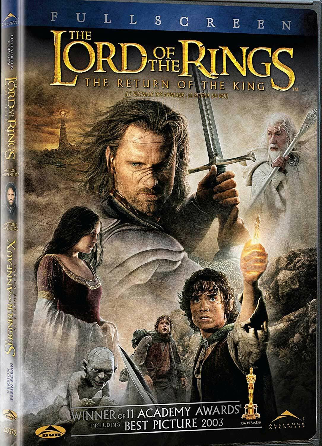 The Lord of the Rings: The Return of the King (Full Screen) (2 Discs) (Bilingual) [DVD] - Very Good
