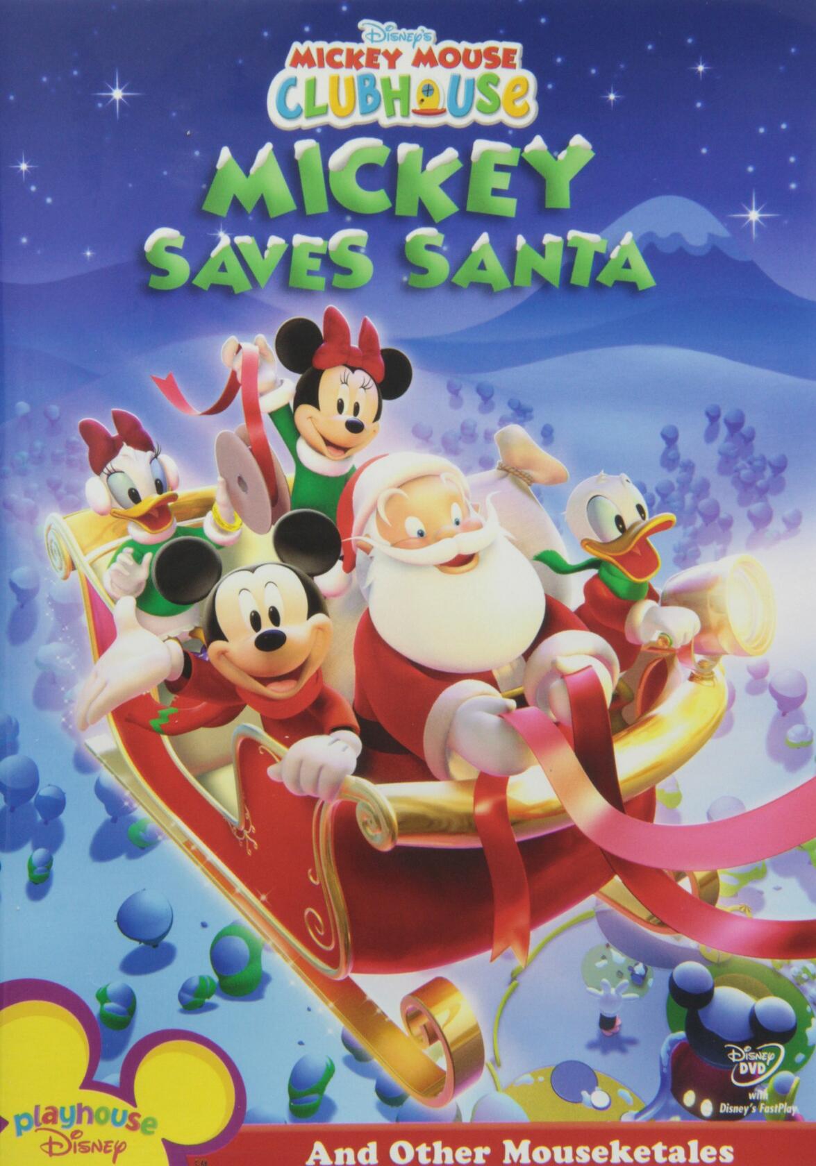 Mickey Mouse Clubhouse: Mickey Saves Santa (Bilingual) [DVD] - Very Good
