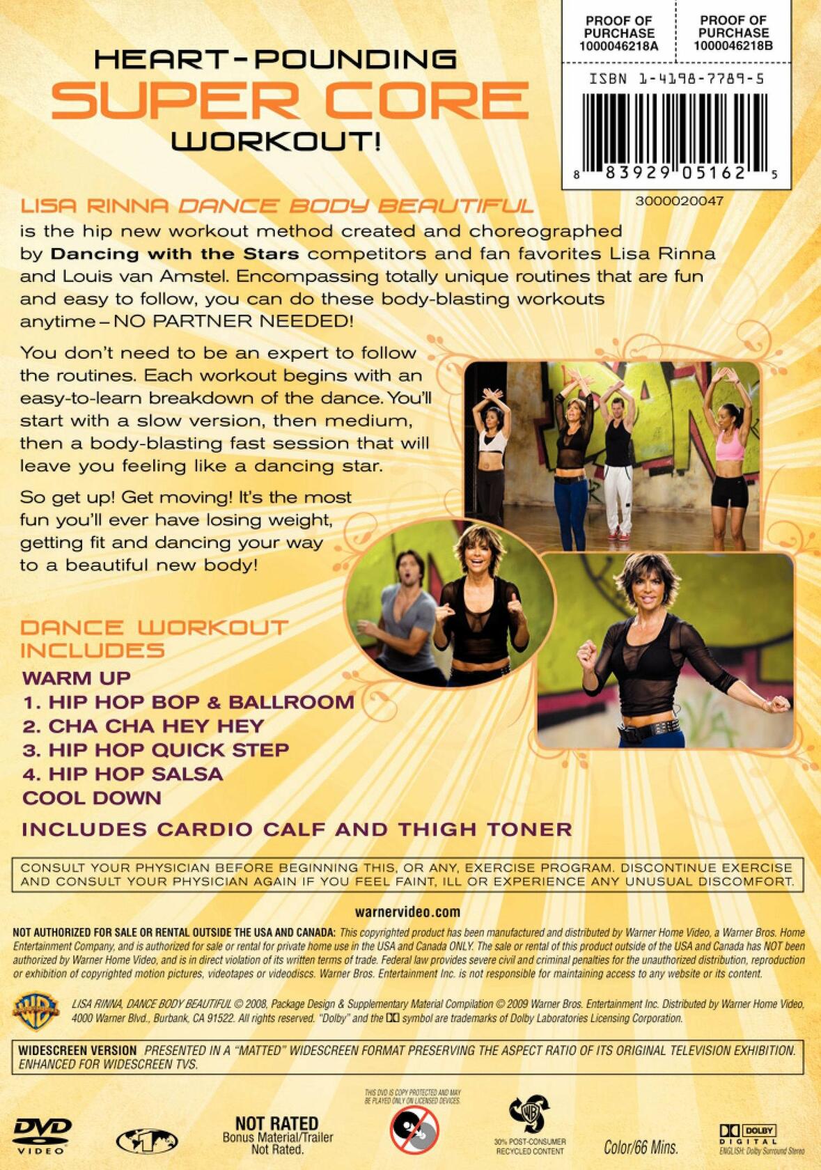 Lisa Rinna: Hip Hop Ballroom [DVD] - Very Good