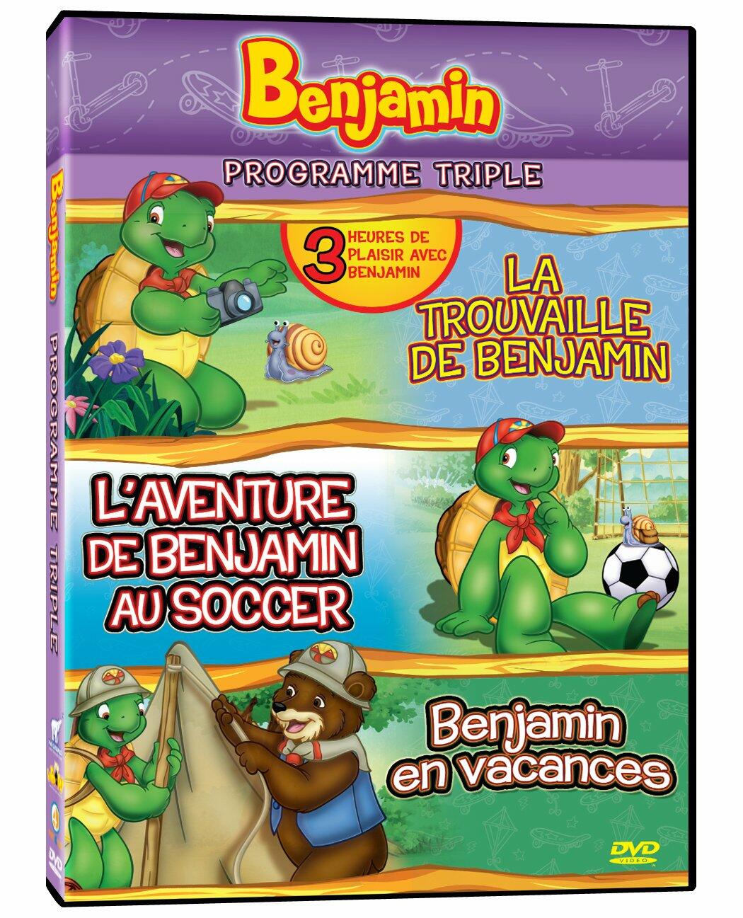 Benjamin Programme Triple - La trouvaille de Benjamin/Benjamin le magnifique/L'Aventure de Benjamin au Soccer [DVD] - Very Good