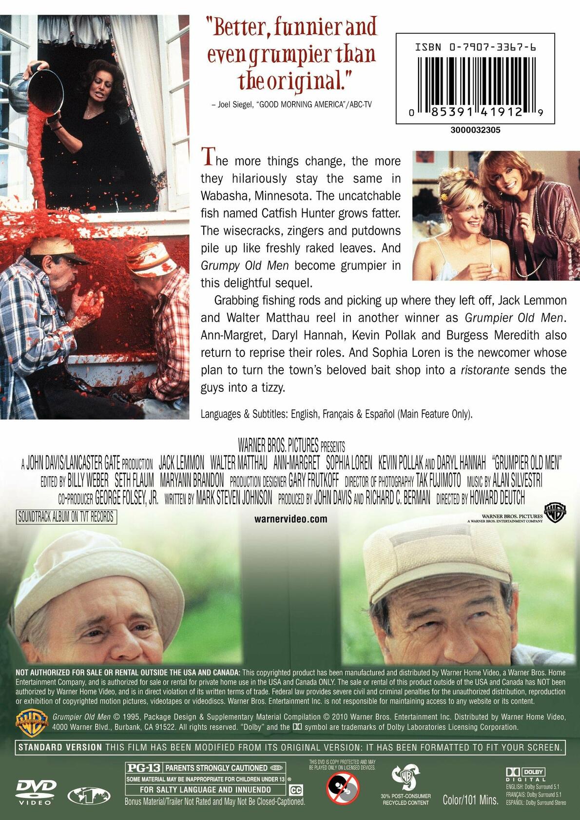 Grumpier Old Men [DVD] - Very Good