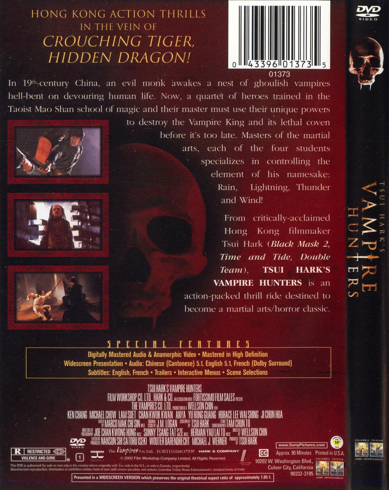 Tsui Hark's Vampire Hunters (Bilingual) [DVD] - Very Good