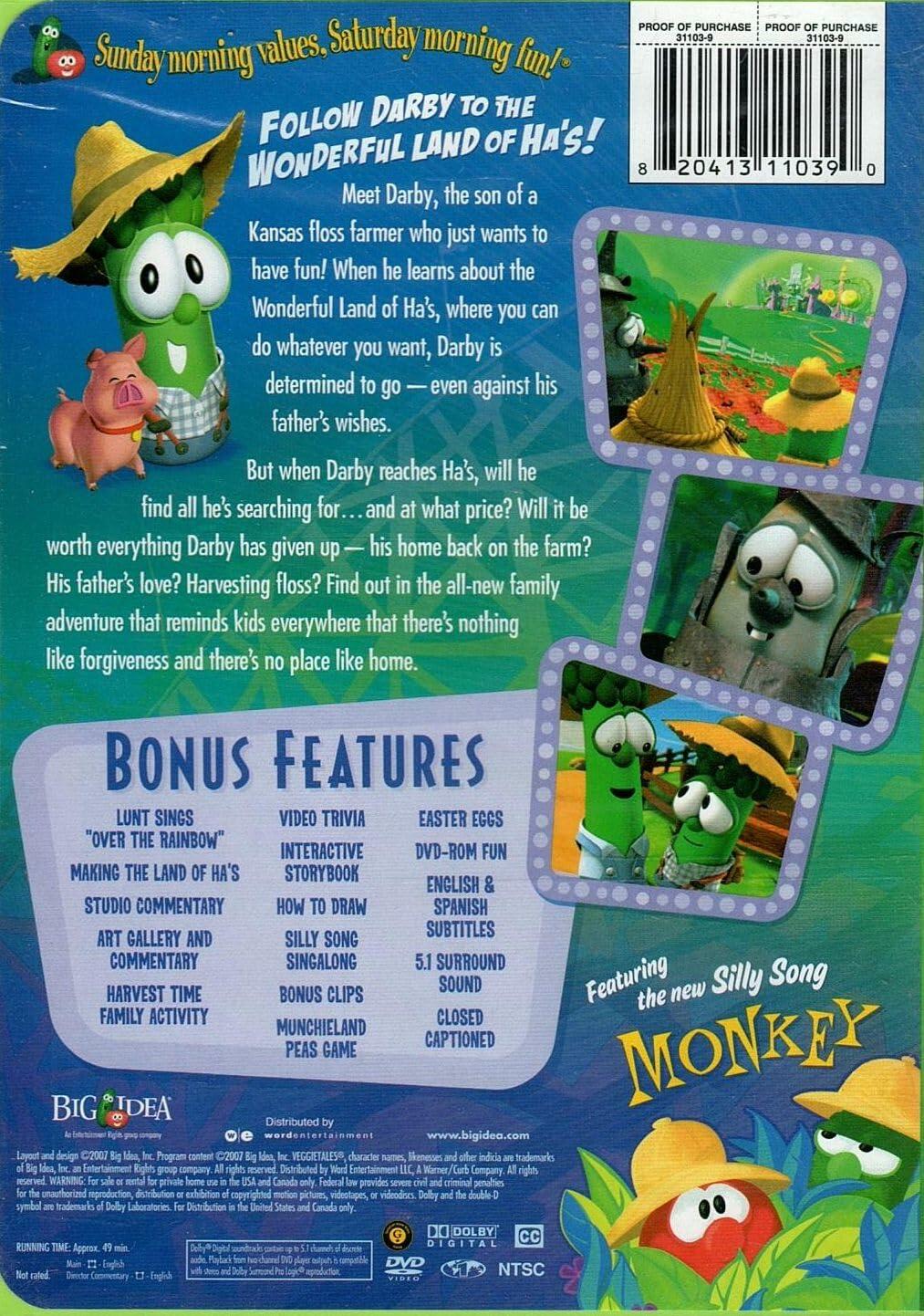 Veggie Tales: Wonderful Wizard Of Ha's [DVD] [DVD] - Very Good