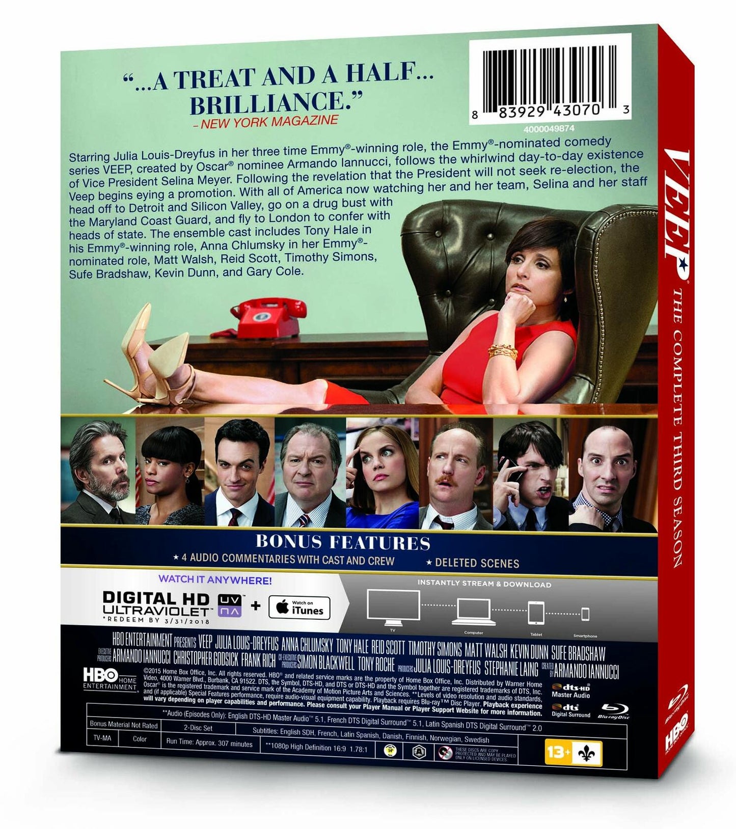 Veep: Season 3 [DVD]