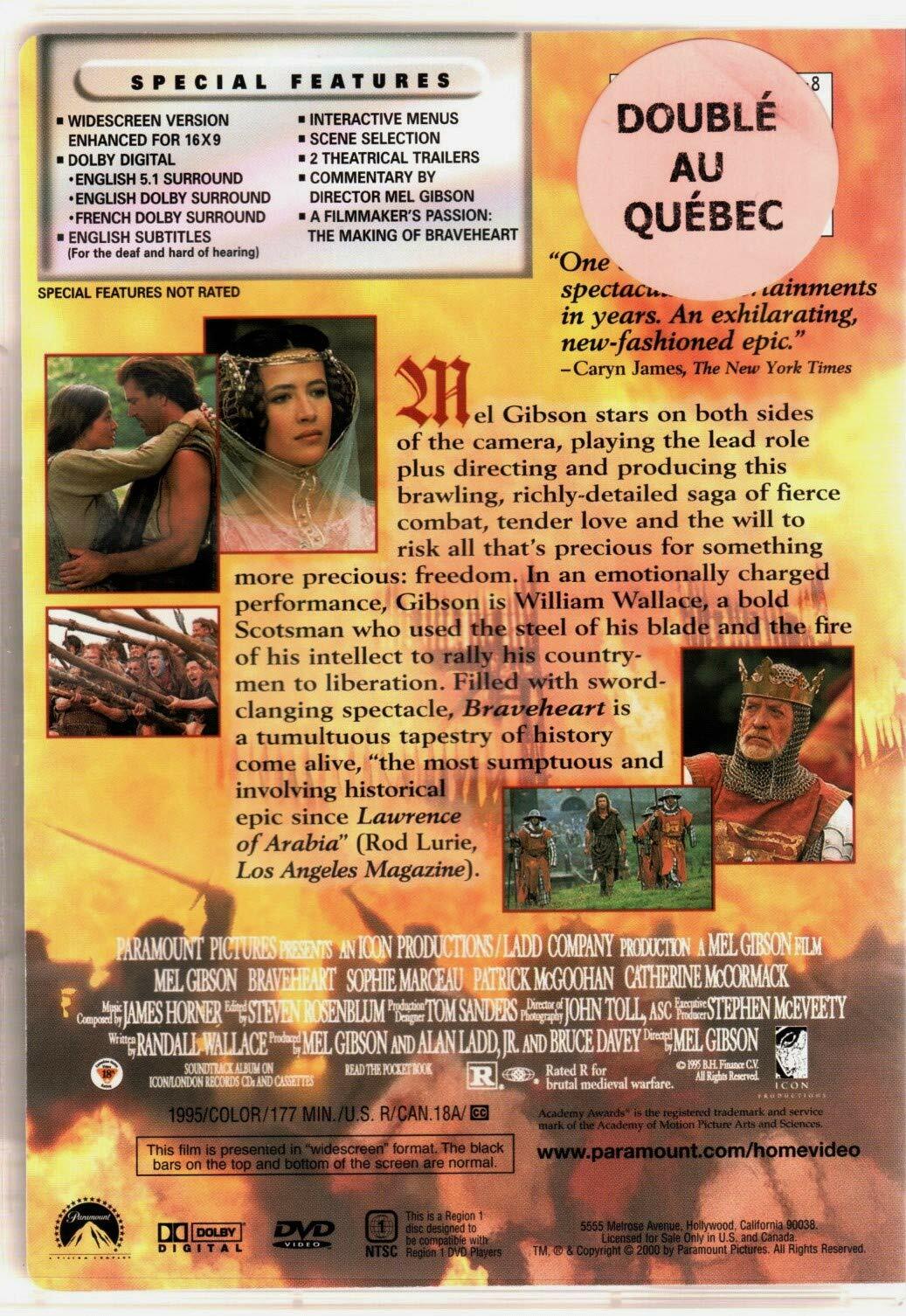 Braveheart (Coeur Vaillant) - Very Good