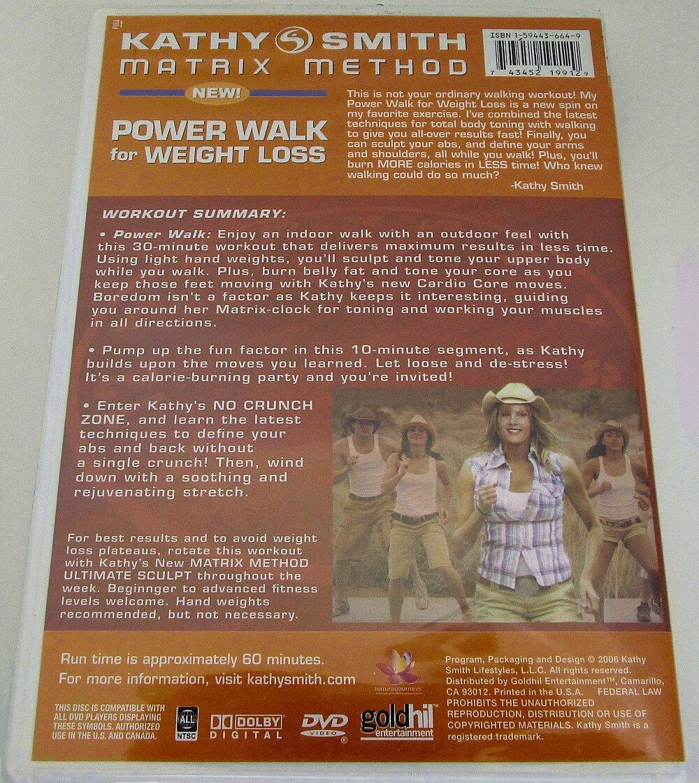 Kathy Smith: Matrix Method - Power Walk for Weight Loss [DVD] - Very Good